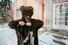 Masopust 2021 (Skupina Královny Nevěsty, Ženicha a Medvěda) - foto Jan Hromádko