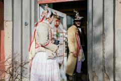 Masopust 2021 (Skupina Královny Nevěsty, Ženicha a Medvěda) - foto Jan Hromádko