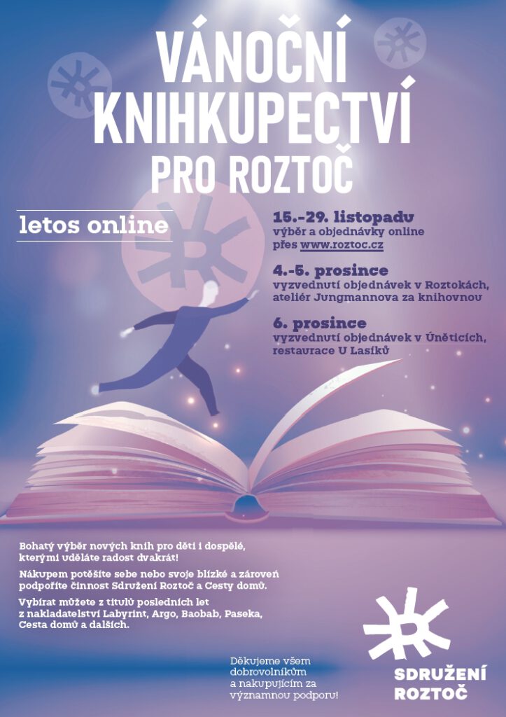 Vánoční knihkupectví - překrásný plakátek