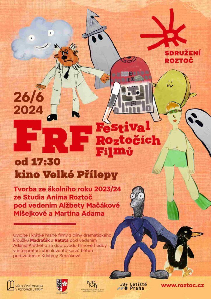 Plakát k Festivalu Roztočích filmů 2024